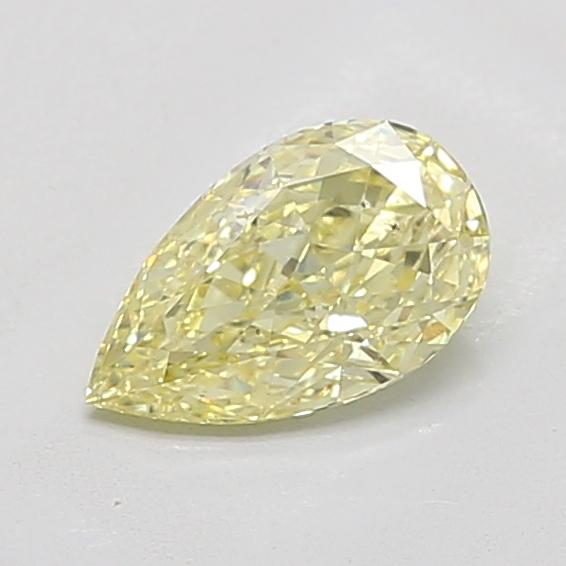 0.95 Ct. Fancy Intense Yellow Pear Lab Grown Diamond