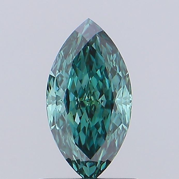 1.11 Ct. Fancy Vivid Green Marquise Lab Grown Diamond