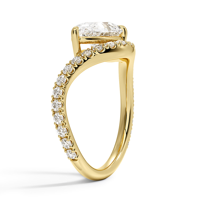 Silhouette Diamond Ring (1/2 ct. tw.) in 18K Yellow Gold