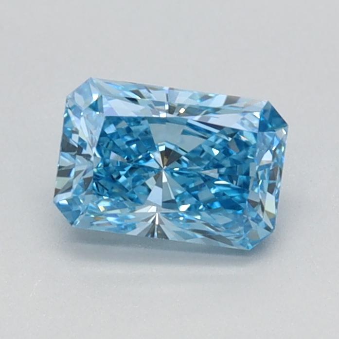0.57 Ct. Fancy Vivid Blue Radiant Lab Grown Diamond