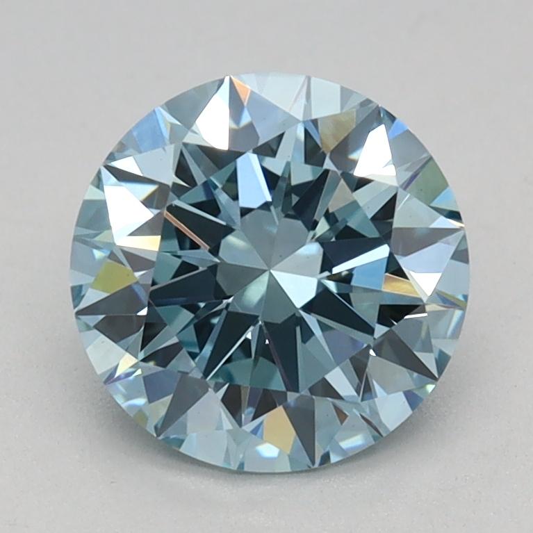 1.16 Ct. Fancy Vivid Blue Round Lab Grown Diamond