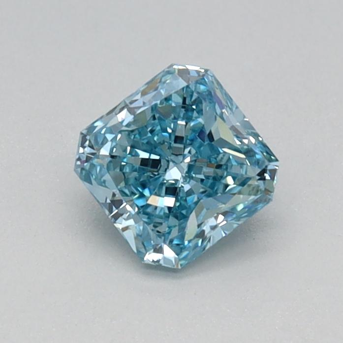 0.36 Ct. Fancy Vivid Blue Radiant Lab Grown Diamond