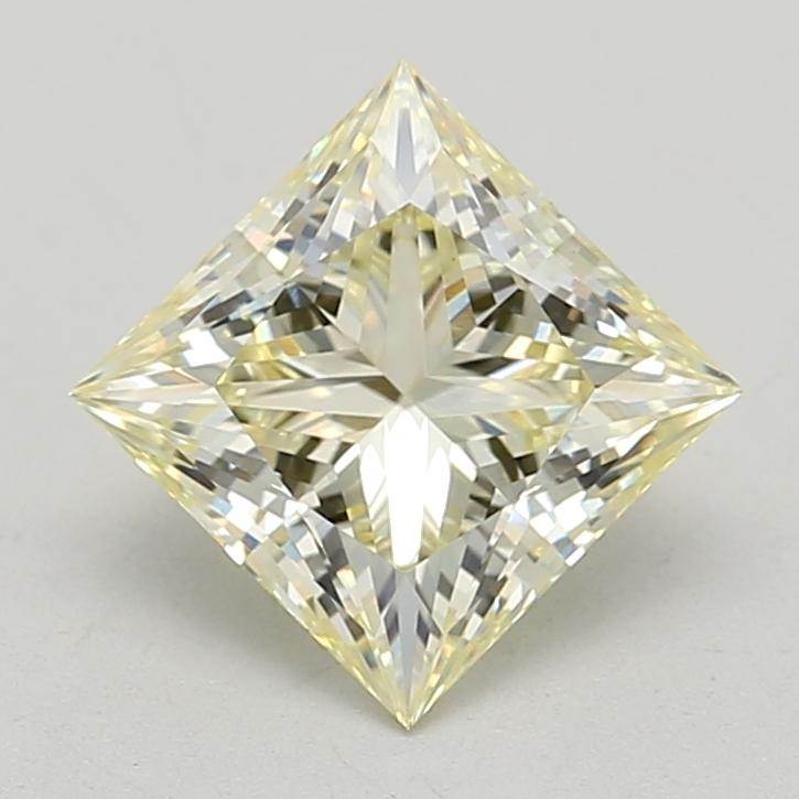 1.57 Ct. Fancy Light Yellow Princess Lab Grown Diamond