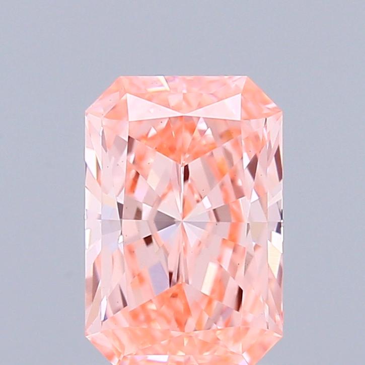 1.02 Ct. Fancy Vivid Pink Radiant Lab Grown Diamond
