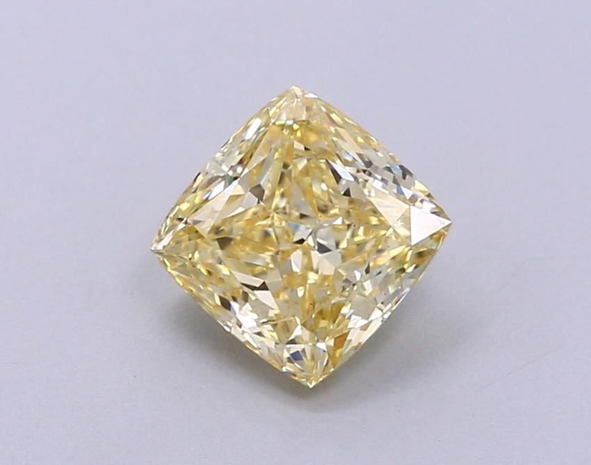 1.01 Ct. Fancy Fancy Yellow Cushion Lab Grown Diamond