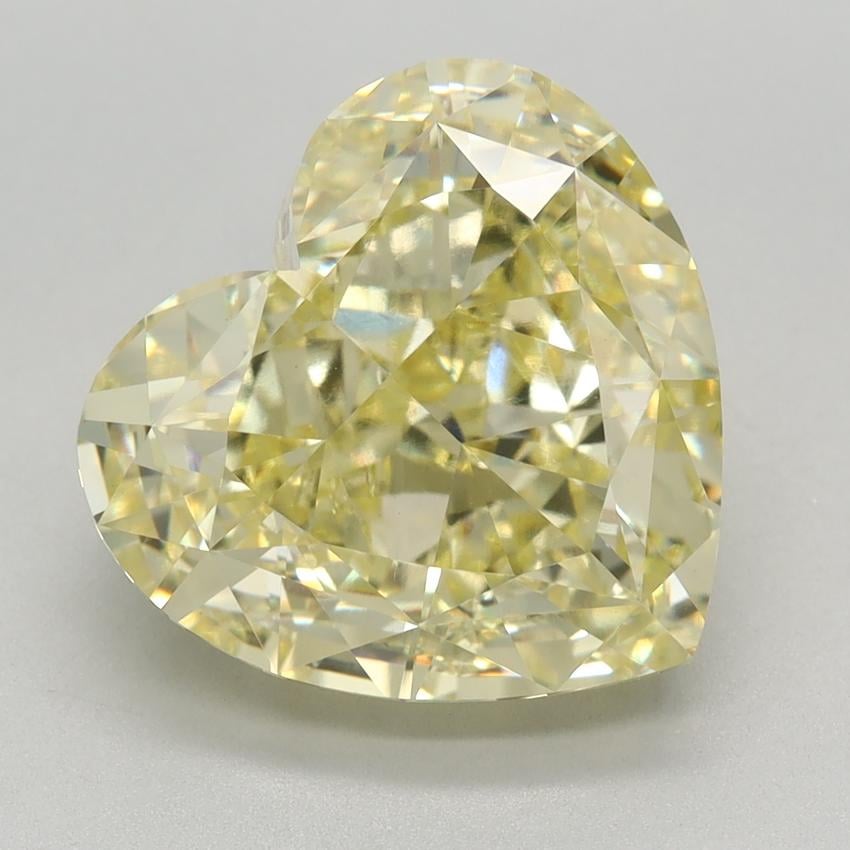 5.32 Ct. Fancy Yellow Heart Lab Grown Diamond