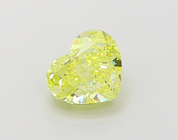 1.00 Ct. Fancy Intense  Yellow Heart Lab Grown Diamond
