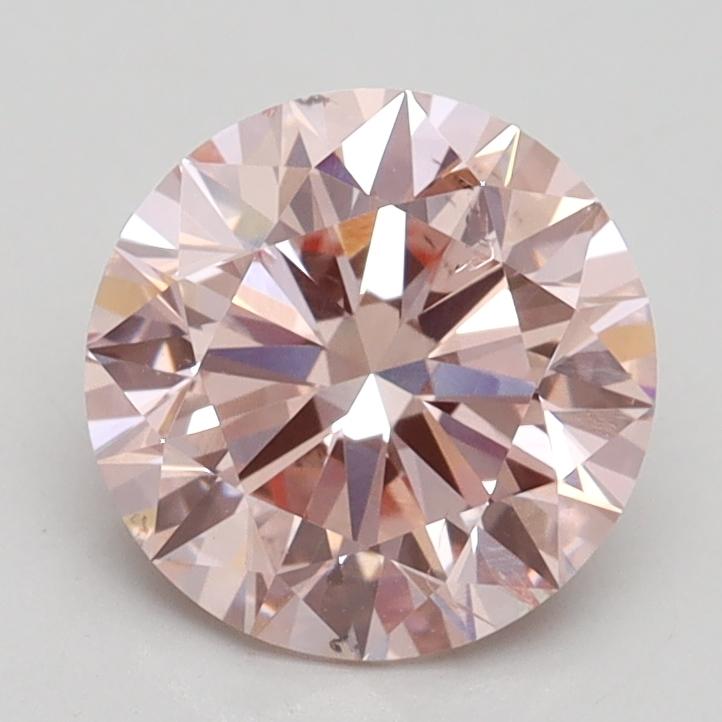 1.70 Ct. Fancy Intense Pink Round Lab Grown Diamond