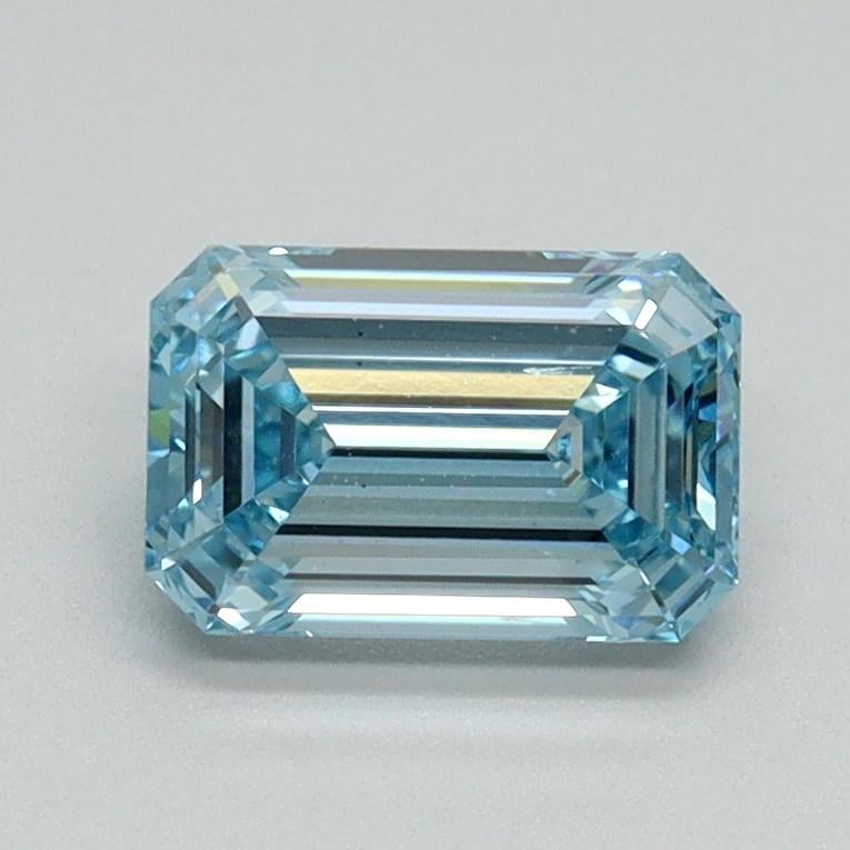 1.03 Ct. Fancy Intense Blue Emerald Lab Grown Diamond