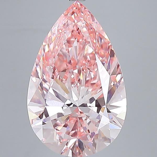10.02 Ct. Fancy Vivid Pink Pear Lab Grown Diamond