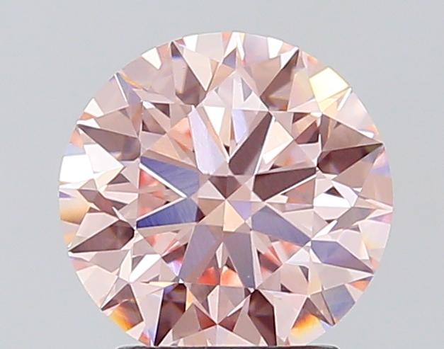 2.50 Ct. Fancy Pink Round Lab Grown Diamond