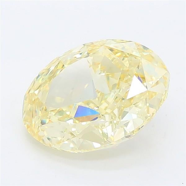 2.11 Ct. Fancy Yellow Oval Lab Grown Diamond
