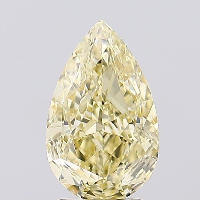 1.61 Ct. Fancy Intense Yellow Pear Lab Grown Diamond