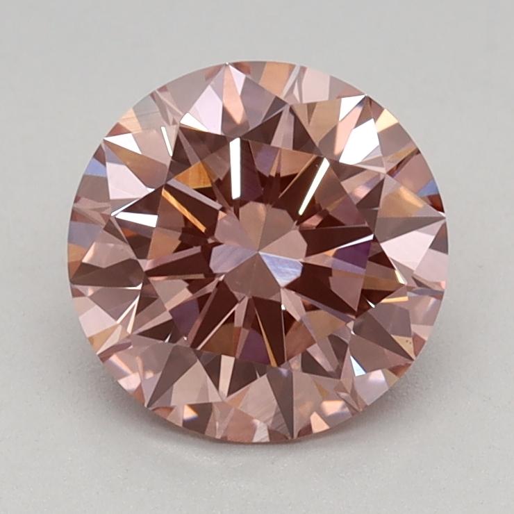 1.02 Ct. Fancy Intense Pink Round Lab Grown Diamond