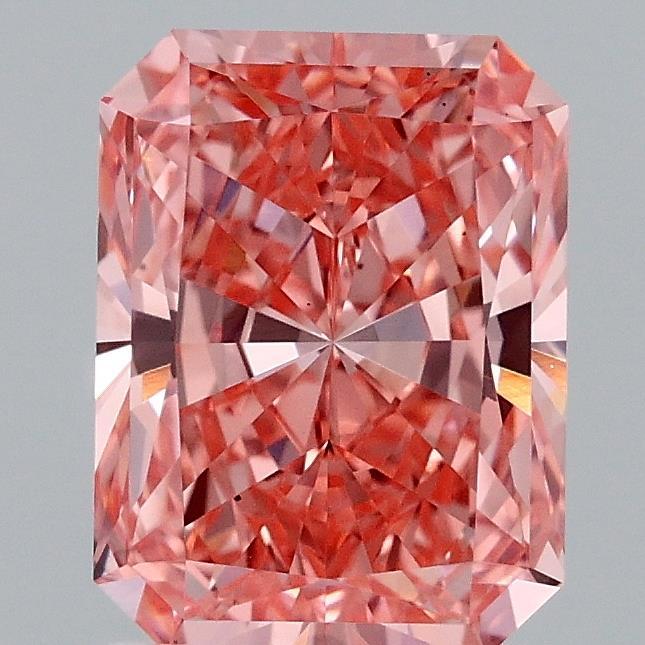 2.01 Ct. Fancy Vivid Pink Radiant Lab Grown Diamond