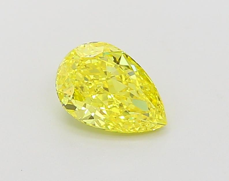 1.01 Ct. Fancy Vivid Yellow Pear Lab Grown Diamond