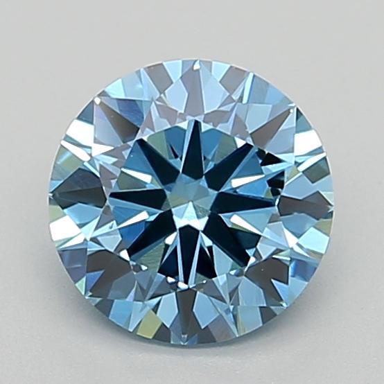 1.00 Ct. Fancy Vivid  Blue Round Lab Grown Diamond