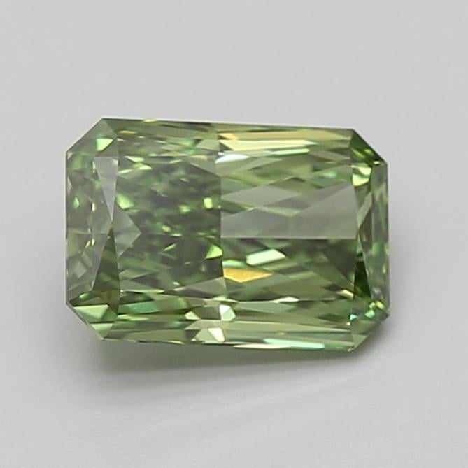 1.54 Ct. Fancy Vivid Green Radiant Lab Grown Diamond
