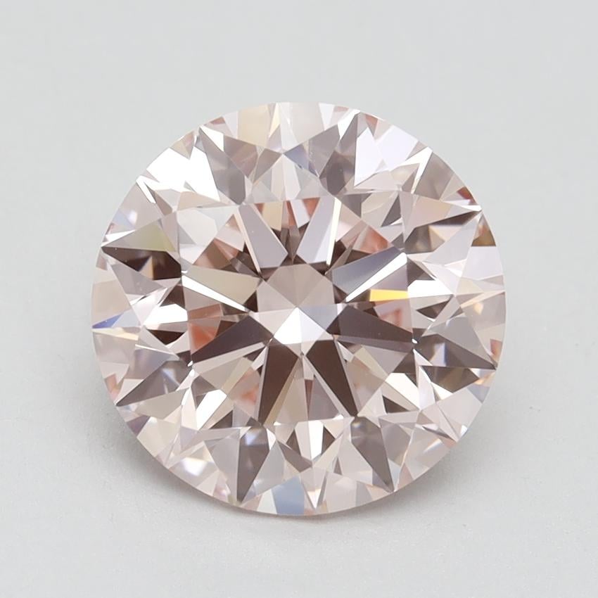 3.55 Ct. Fancy Intense Pink Round Lab Grown Diamond