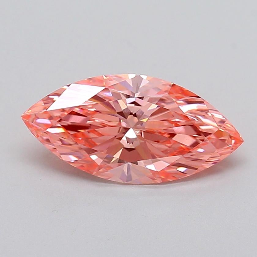 2.10 Ct. Fancy Vivid  Pink Marquise Lab Grown Diamond