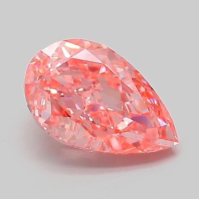 1.08 Ct. Fancy Vivid Pink Pear Lab Grown Diamond