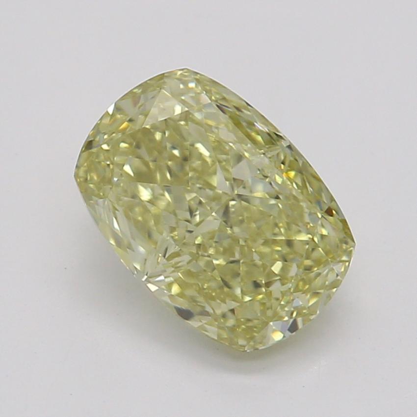 0.82 Ct. Fancy Brownish Greenish Yellow Cushion Diamond