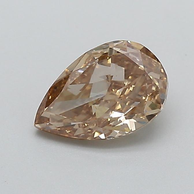 1.02 Ct. Light  Brown Pear Lab Grown Diamond