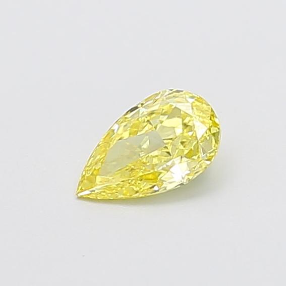 0.43 Ct. Fancy Yellow Pear Lab Grown Diamond