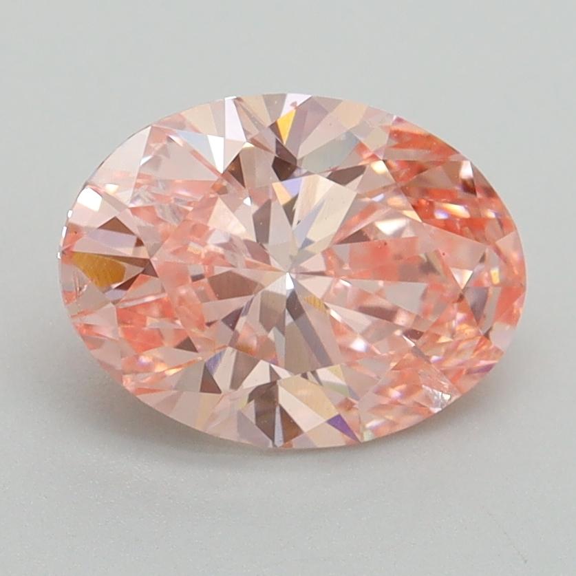 1.80 Ct. Fancy Intense Pink Oval Lab Grown Diamond