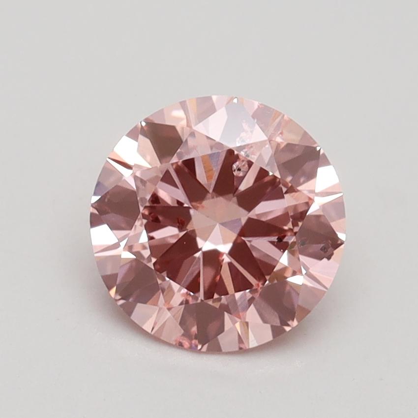 1.32 Ct. Fancy Intense Pink Round Lab Grown Diamond