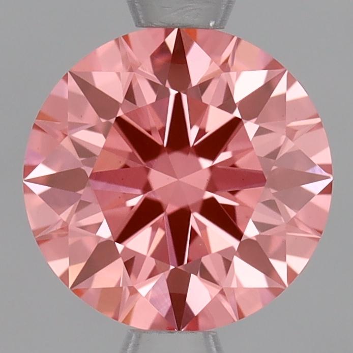 1.03 Ct. Fancy Vivid Pink Round Lab Grown Diamond