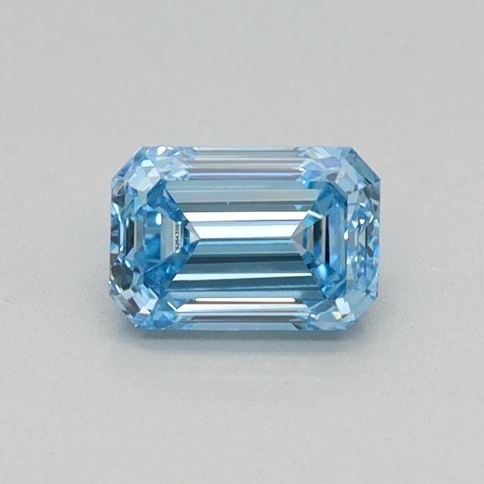 0.32 Ct. Fancy Intense Blue Emerald Lab Grown Diamond