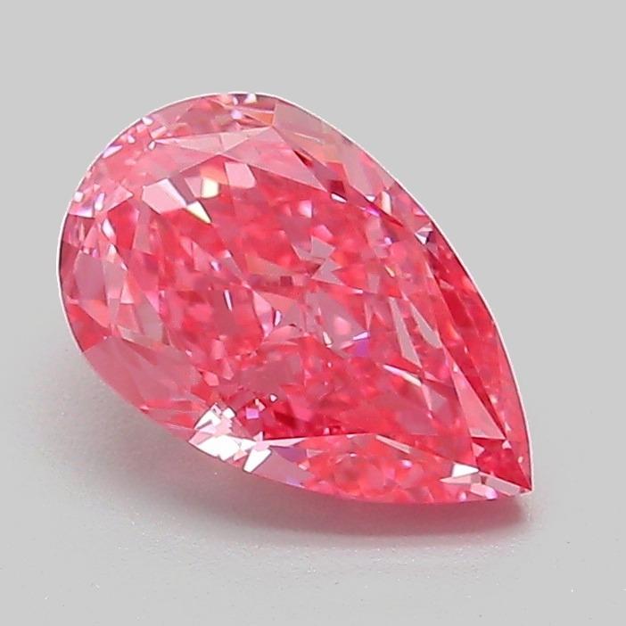 1.22 Ct. Fancy Vivid Pink Pear Lab Grown Diamond