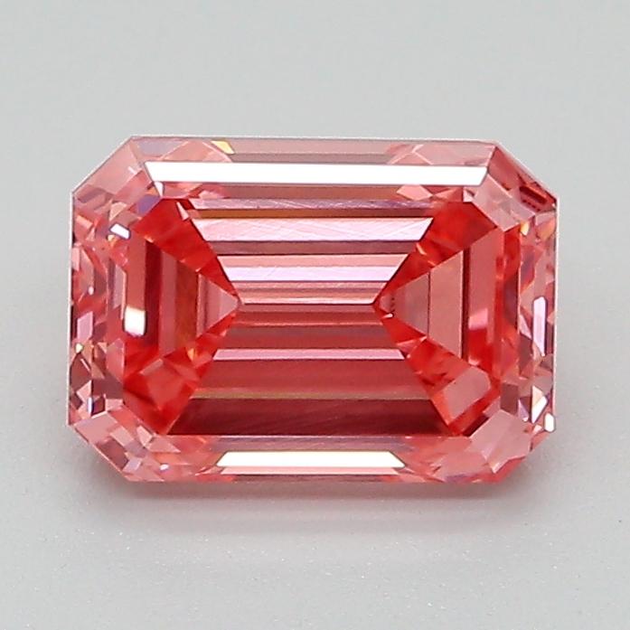 1.67 Ct. Fancy Vivid Pink Emerald Lab Grown Diamond