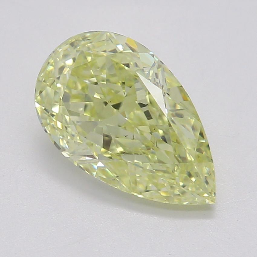 0.90 Ct. Fancy Light Yellow Pear Diamond