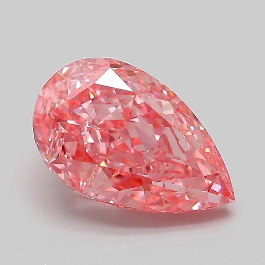 2.04 Ct. Fancy Vivid Pink Pear Lab Grown Diamond