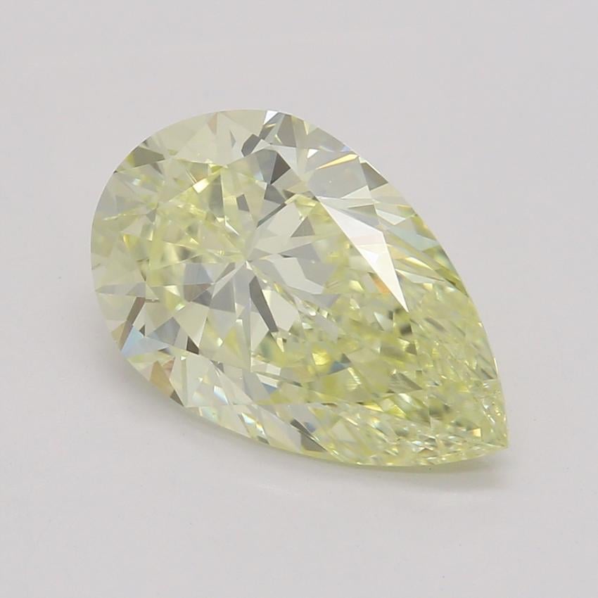 1.50 Ct. Fancy Light Yellow Pear Diamond