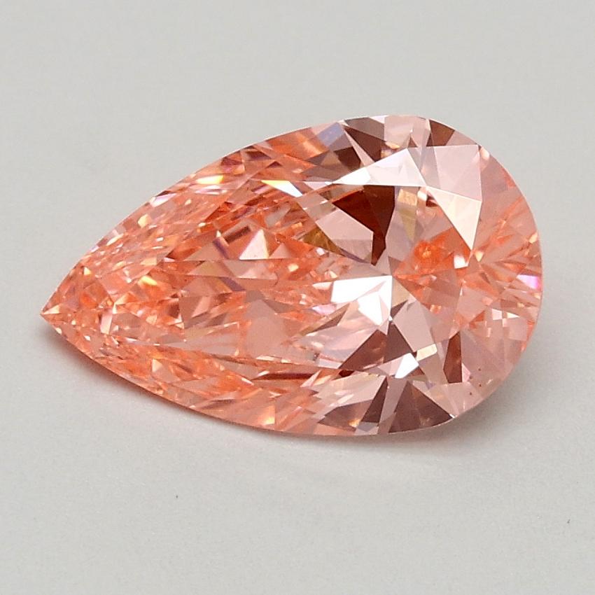 1.00 Ct. Fancy Vivid Pink Pear Lab Grown Diamond