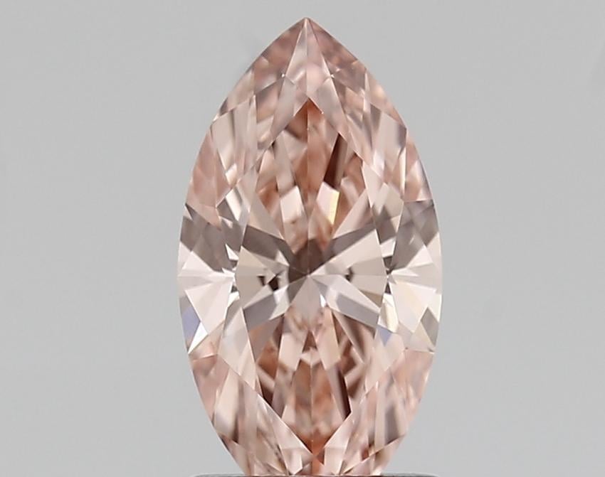 1.14 Ct. Fancy Vivid Pink Marquise Lab Grown Diamond