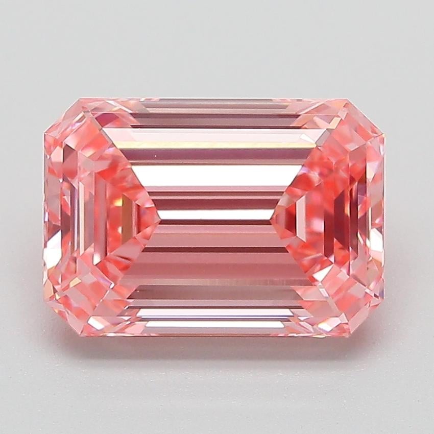 3.03 Ct. Fancy Pink Emerald Lab Grown Diamond