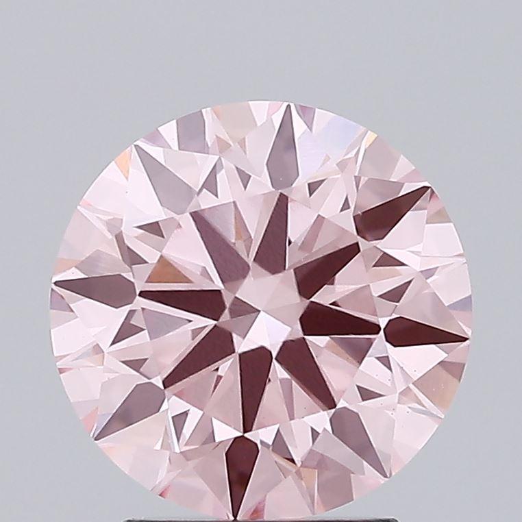 2.61 Ct. Fancy Intense Pink Round Lab Grown Diamond