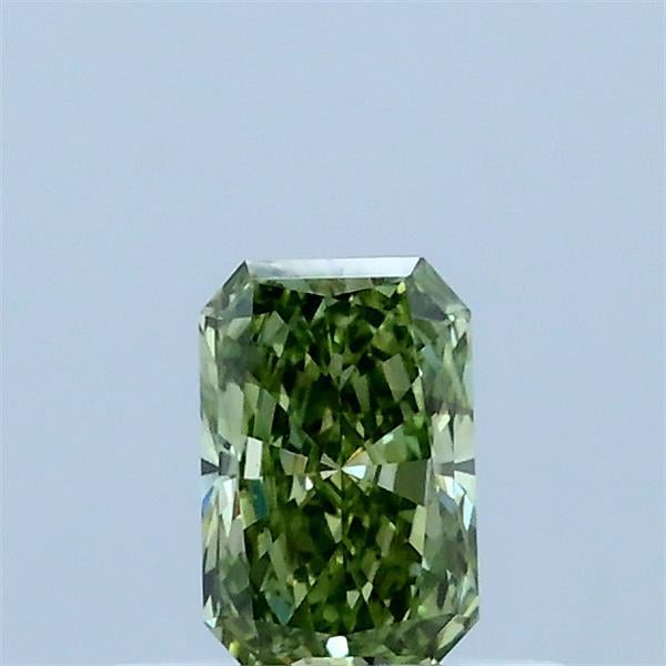 0.38 Ct. Fancy Vivid Green Radiant Lab Grown Diamond
