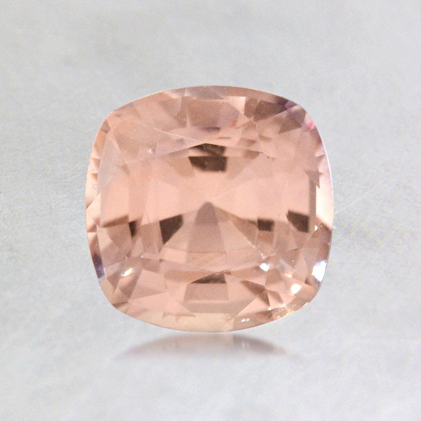 6mm Premium Peach Cushion Sapphire
