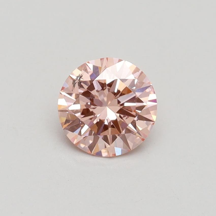 0.60 Ct. Fancy Intense Pink Round Lab Grown Diamond