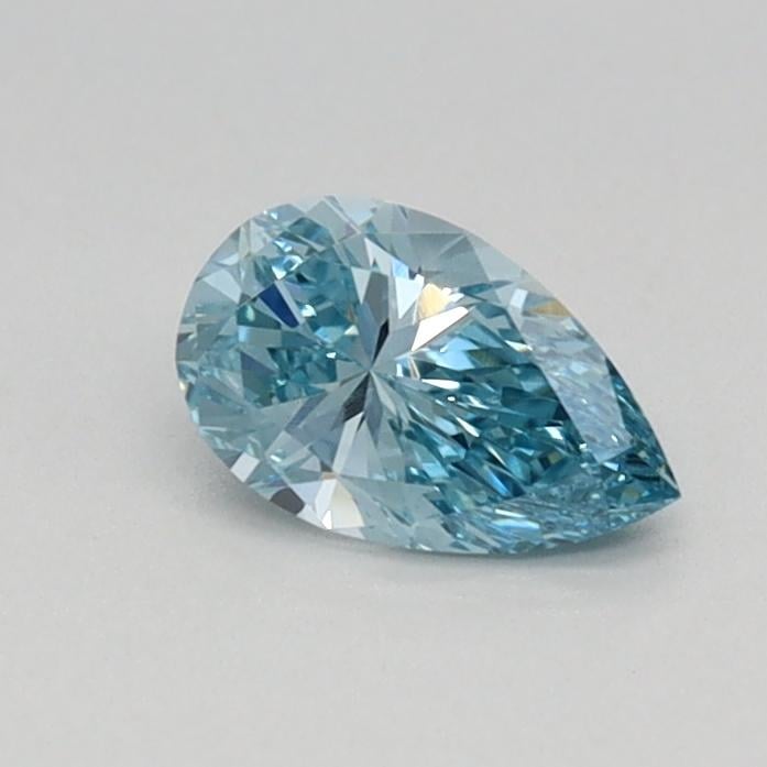 0.30 Ct. Fancy Vivid Blue Pear Lab Grown Diamond