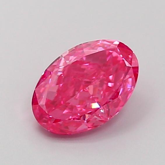 1.2 Ct. Fancy Vivid Pink Oval Lab Grown Diamond