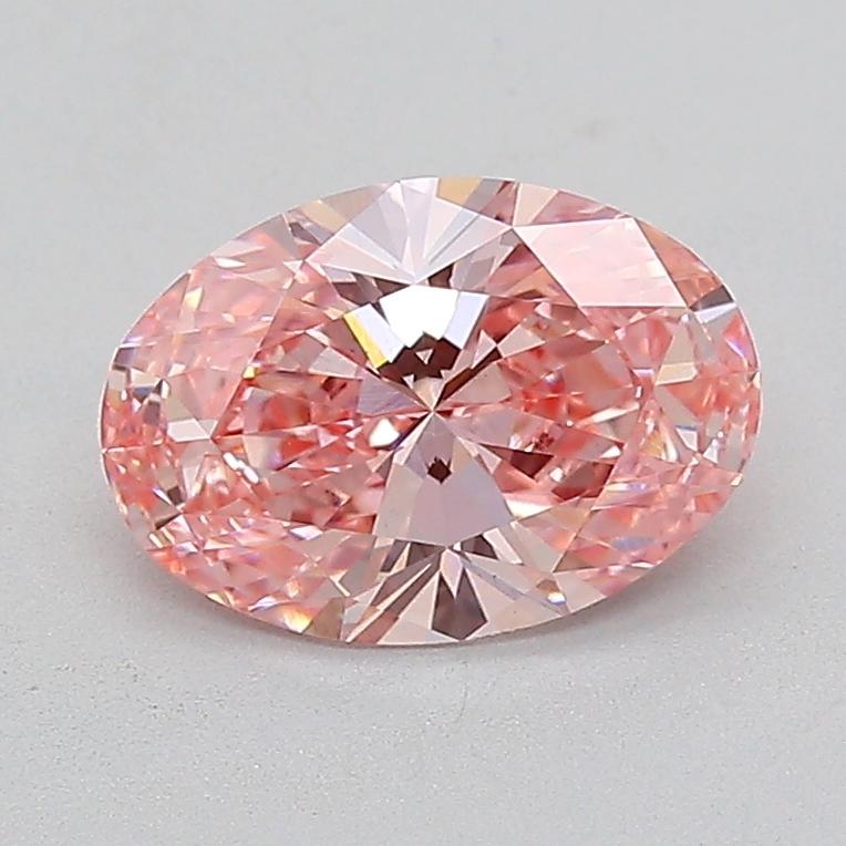 1.64 Ct. Fancy Vivid  Pink Oval Lab Grown Diamond