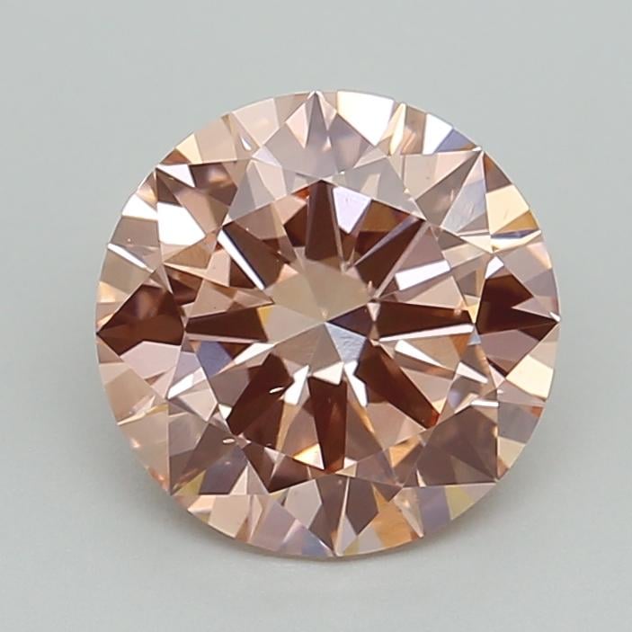 2.20 Ct. Fancy Intense Pink Round Lab Grown Diamond