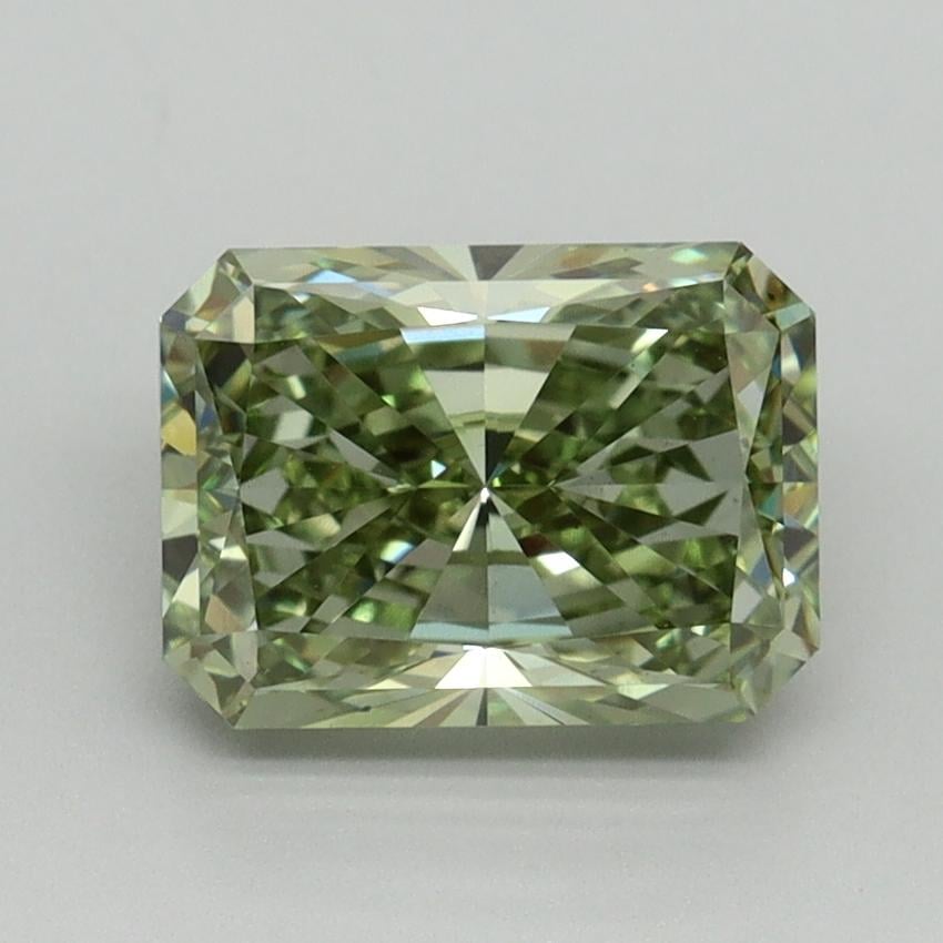 2.08 Ct. Fancy Intense Green Radiant Lab Grown Diamond
