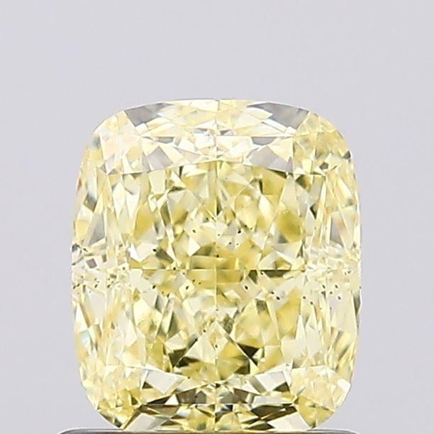 1.06 Ct. Fancy Yellow Cushion Lab Grown Diamond